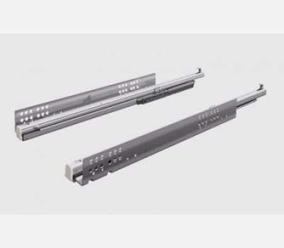 Hettich Quadro-V6 Full Extension Soft Close Drawer Slides- 600 Mm (Zinc)