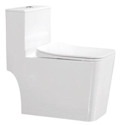Grotto Geran One Piece Toilet Seat With UF Seat Cover, GR-11100-30-BL