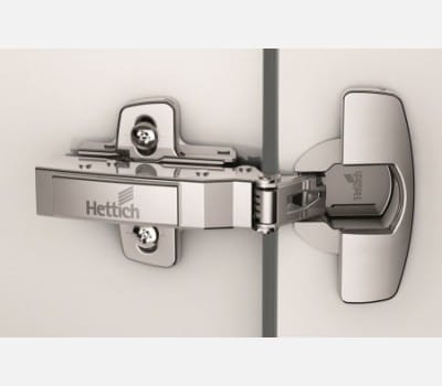 Hettich Sensys 8631I Th52 Conc. Hinge For 15-32 Mm Thick Cab. Door- Base-4 (Crank 16) & Mt. Plate