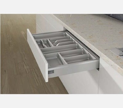 Hettich Orgatray Width- 401-450Mm, Depth- 441-520 Mm, Silver Finish