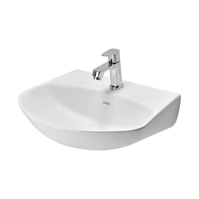 Cera COLLAGE WALL HUNG WASH BASIN SNOW WH