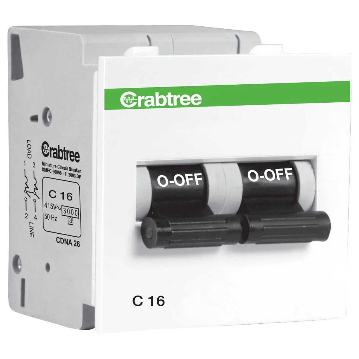 Havells 16 A DP C MINI MCB Mini MCB & Motor Starter White