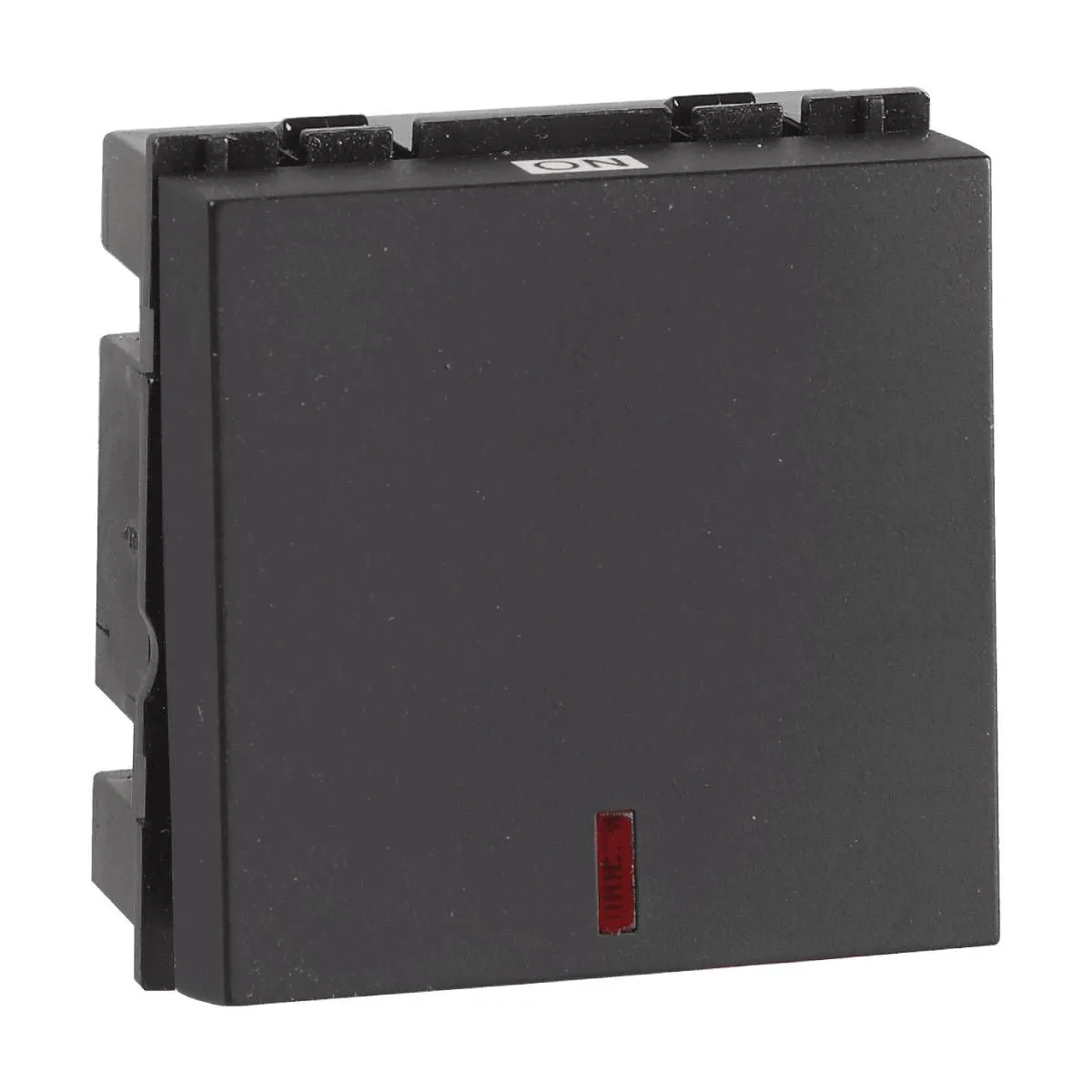 Havells 10 AX Mega Switch with indicator Fabio Series - Switches Velvet Black