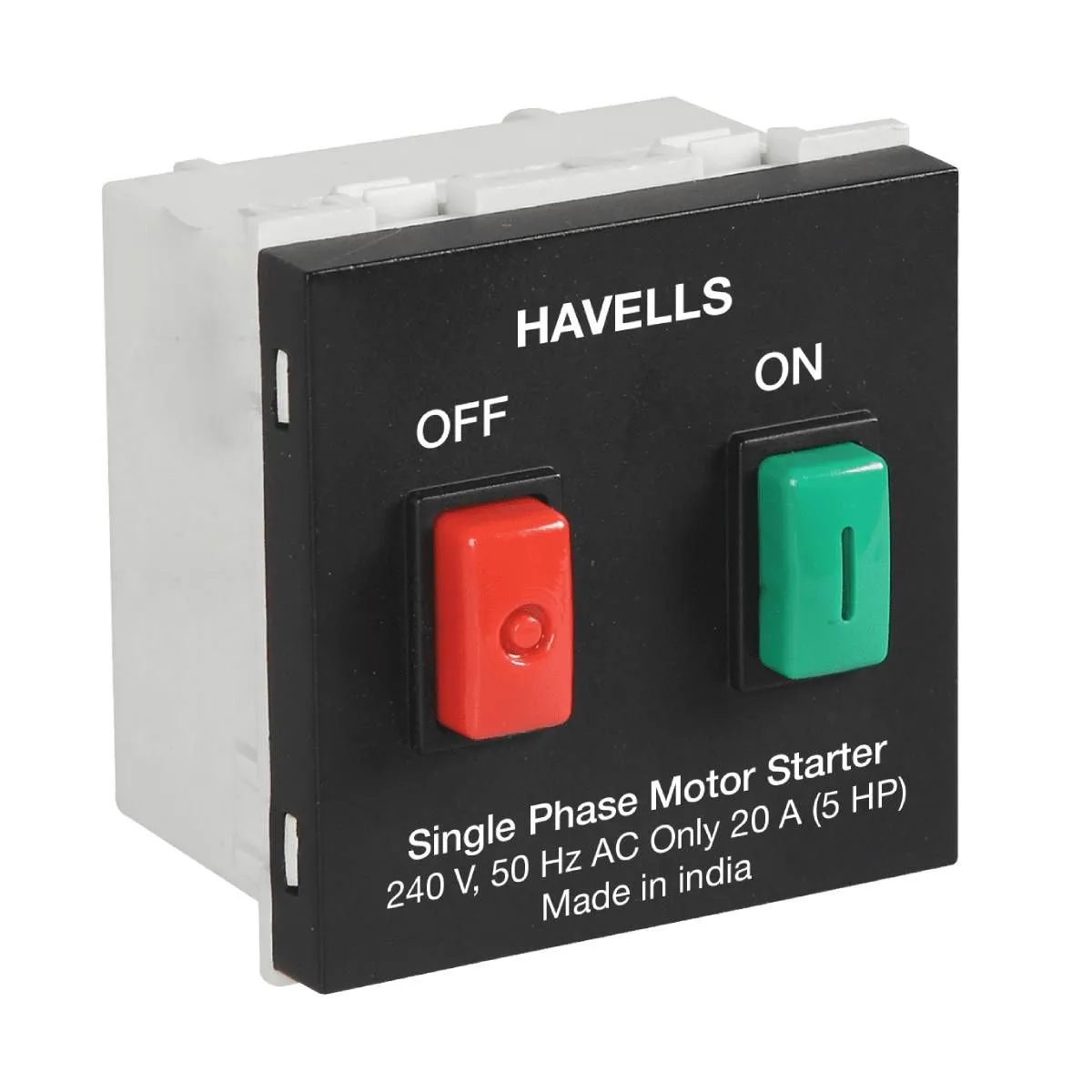 Havells 20 A Motor Starter  Fabio Series - Motor Starter & Mini MCB Velvet Black