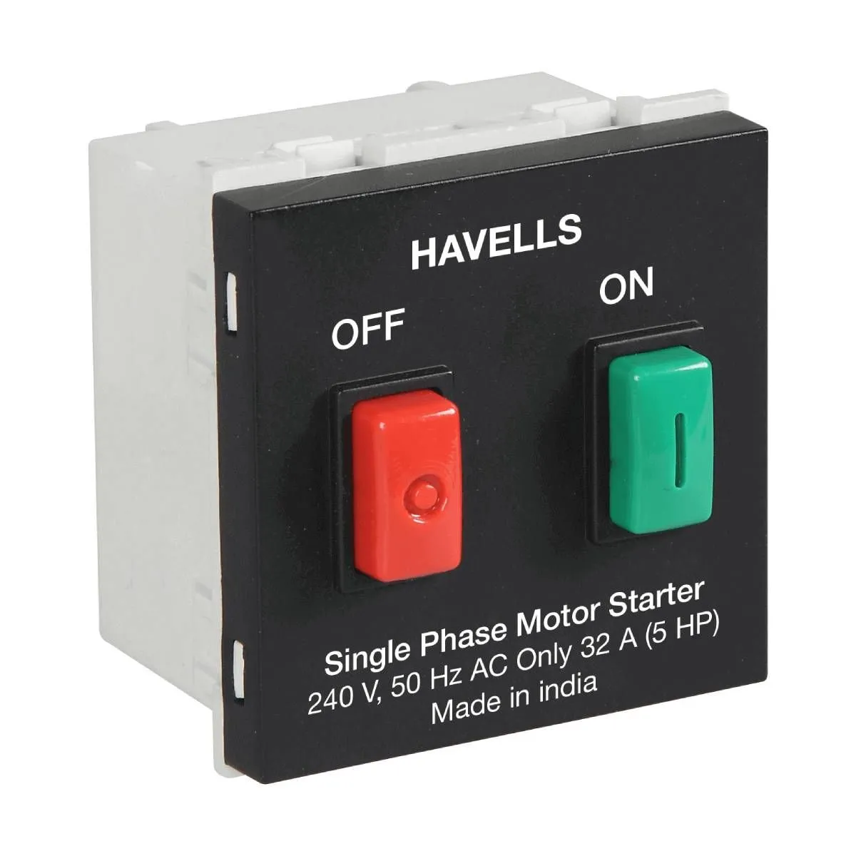 Havells 32 A Motor Starter  Fabio Series - Motor Starter & Mini MCB Velvet Black