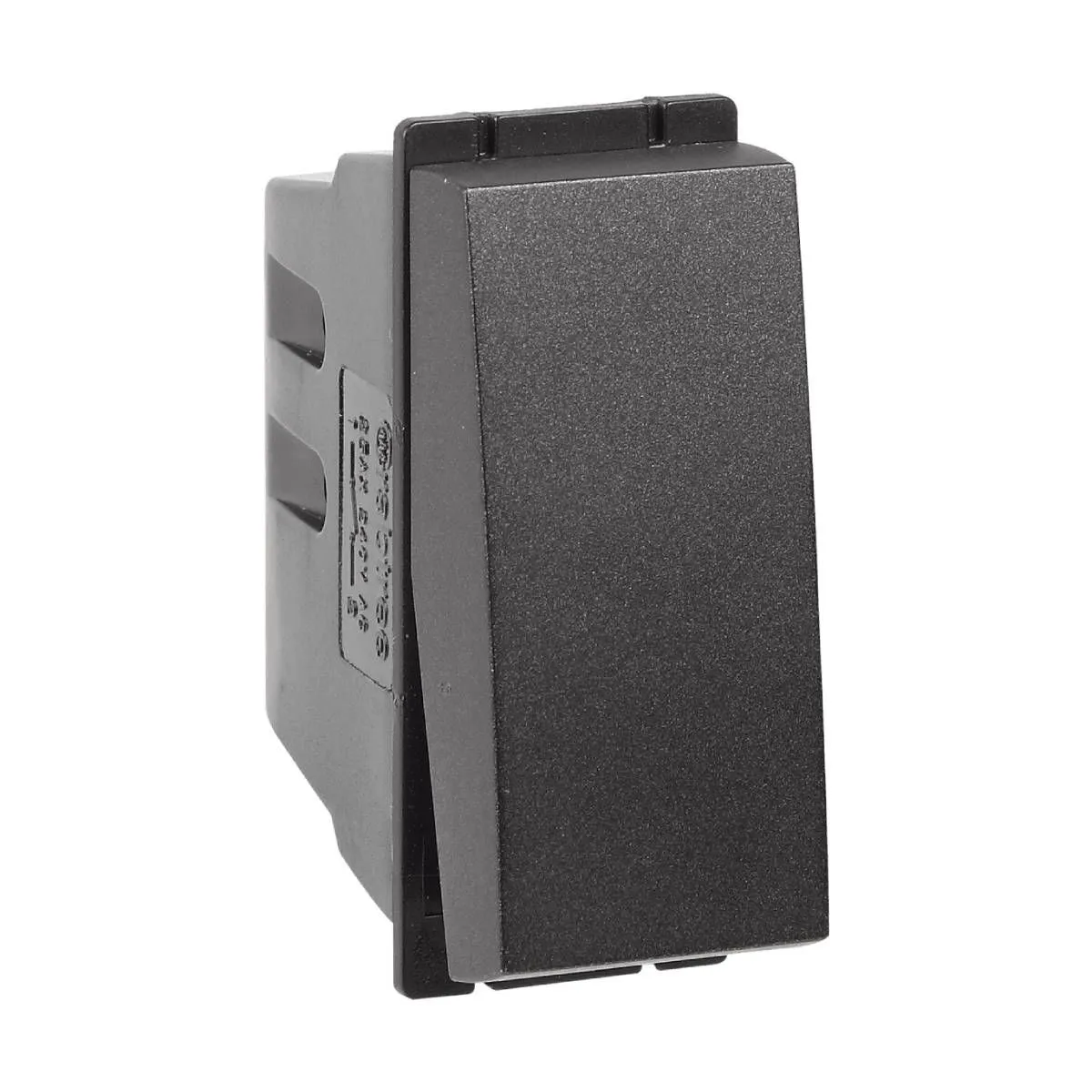 Havells 16 AX One Way Switch  Murano Super Soft Switches - New Grey