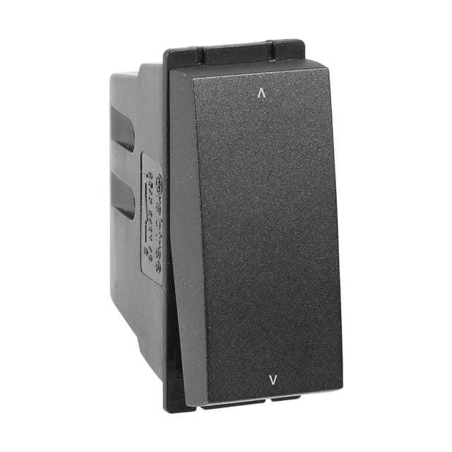 Havells 16 AX Two Way Switch  Murano Super Soft Switches - New Grey