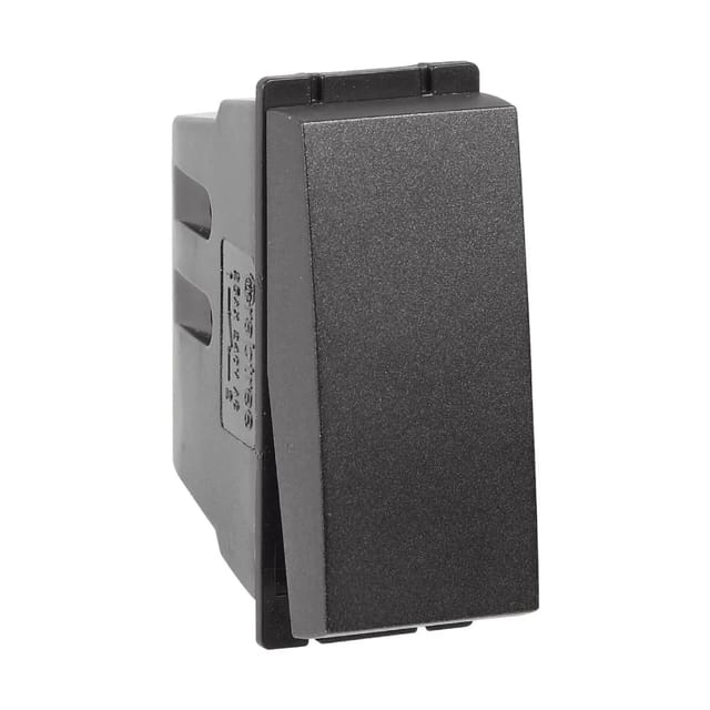 Havells 25 AX One Way Switch  Murano Super Soft Switches - New Grey