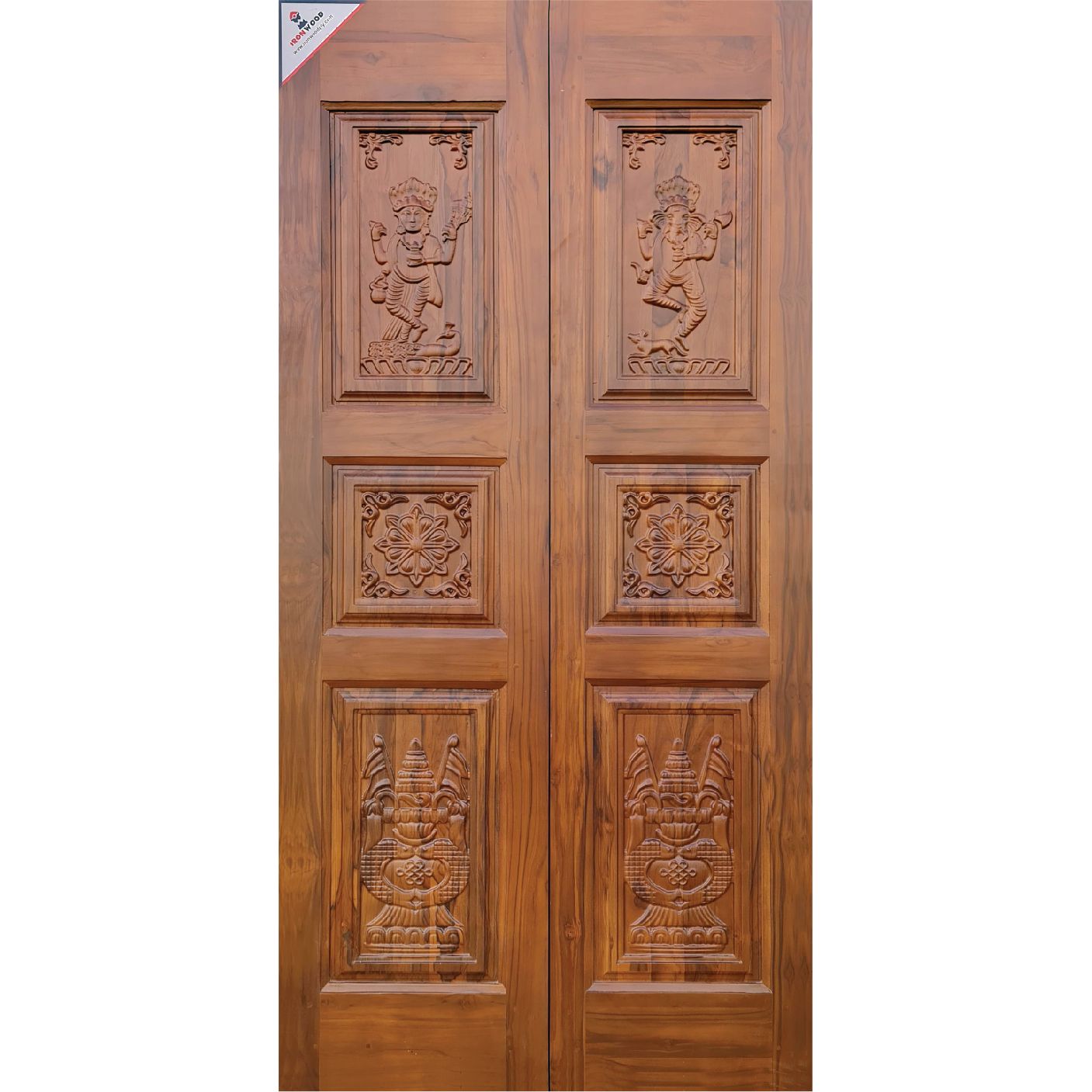 Trinox Solid Teak wood Doors IW 55 Wooden Doors