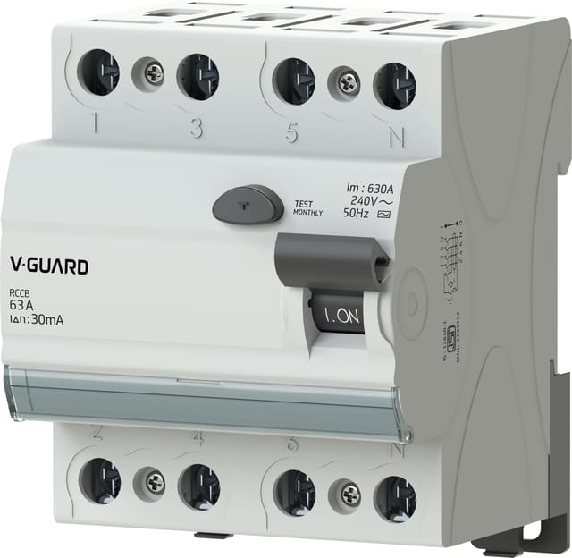 Vguard RCCB 40A FP 100mA INVIDIA