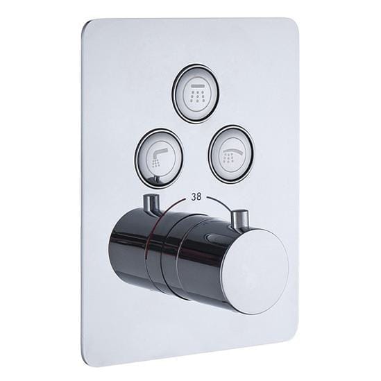 Grotto 3 Way Thermostatic Smart Control Trim Set