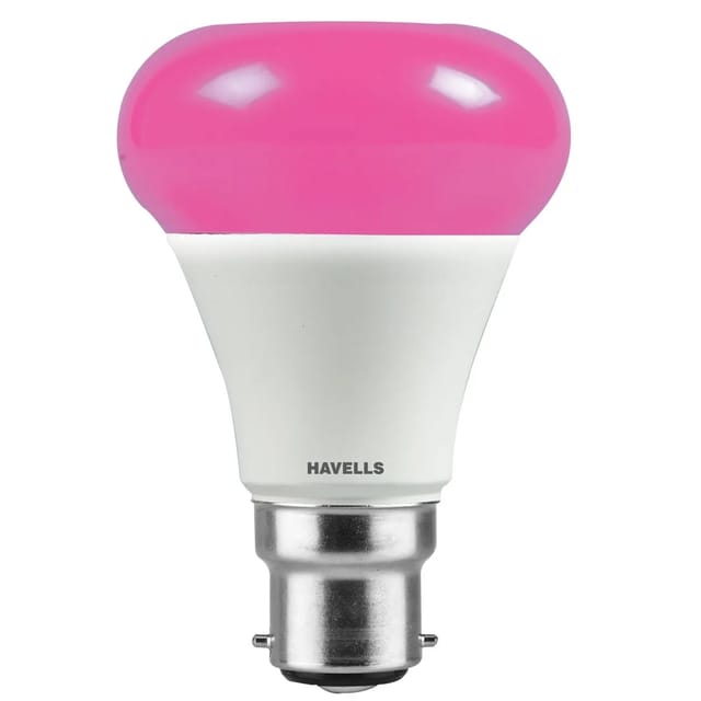 Havells LED ROJO 7W B22 PINK LAMP ROJO LED Lamp